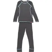 TROLLKIDS - Kid's Merino Baselayer Set - Ropa interior merino size 128, azul