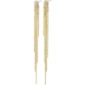 Pilgrim Pendientes 'Serenity' oro / blanco