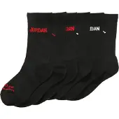 Jordan Calcetines rojo / negro / blanco