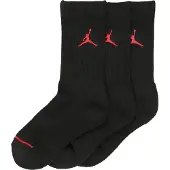 Jordan Calcetines rojo / negro
