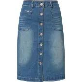 Cream Falda 'CR Lone' azul denim / marrón claro