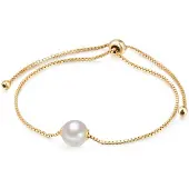 Valero Pearls Pulsera oro / blanco perla