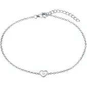 Rafaela Donata Pulsera plata / transparente
