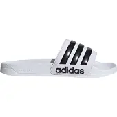 Adidas Zapatos abiertos 'Adilette' negro / blanco