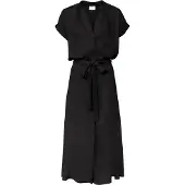 Bonprix Vestido camisero negro