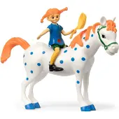 Peppi Pitkätossu Muñeca Pippi And Lilla Gubben Figurine Set