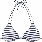 Venice beach Top de bikini navy / blanco
