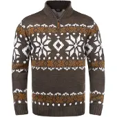 !Solid Jersey 'Norwin' marrón / marrón claro / blanco