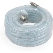 Powerplus Tubería de PVC para aire comprimido, 15 metros, : flexibilidad y resistencia
