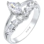 Elli PREMIUM Anillo plata / transparente