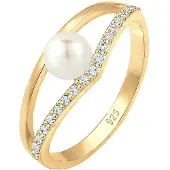 Elli Anillo oro / blanco perla