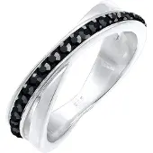 Elli Anillo negro / plata