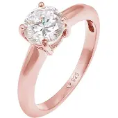 Elli Anillo 'Solitär' oro rosa