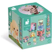 Janod Pirámide Cuadrada De Animales Lindos