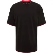 Urban classics Camiseta rojo / negro
