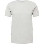 Les deux Camiseta 'Nørregaard' gris moteado / mandarina