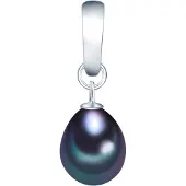 Valero Pearls Colgante antracita / plata
