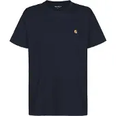 Carhartt WIP Camiseta 'Chase' azul noche / naranja
