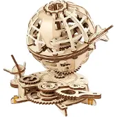 Ugears Juego De Construcción De Globo Terráqueo Mecánico De Madera