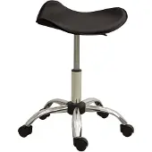 vidaXL Silla de oficina marrón de , tapizada en cuero sintético