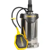 Stanley Bomba sumergible, para agua limpia, 750 W, acero inoxidable