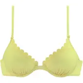 LASCANA Top de bikini amarillo claro