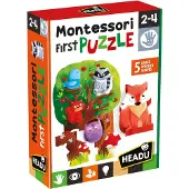 HEADU Juego Educativo Infantil Montessori Mi Primer Puzzle El Bosque
