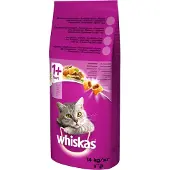 Whiskas Comida Seca Para Gatos Adultos Con Pollo 14kg