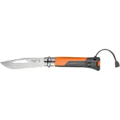 Opinel - Outdoor Knife No. 8 - Cuchillos gris/blanco