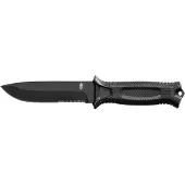 Gerber Cuchillo Strongarm, negro, hoja dentada