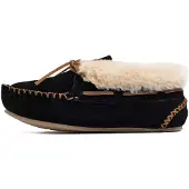 Minnetonka Mocasines 'Chrissy' crema / marrón / negro