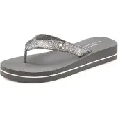 Venice beach Sandalias de dedo gris / plata