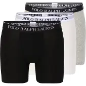 Ralph Lauren Calzoncillo boxer gris moteado / negro / blanco