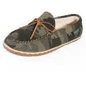 Minnetonka Mocasines 'Taft' marrón / verde