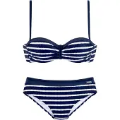 LASCANA Bikini navy / blanco