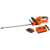 Powerplus POWDPG75320: Tijera de podar inalámbrica de 20V, tecnología LI-ION, con una longitud de corte de 580 mm, incluye cargador y batería de 20V, 2.0Ah
