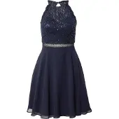 Vera Mont Vestido de gala azul noche
