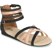 Bullboxer Sandalias planas AED009 niña - Negro - 36