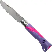 Opinel - Outdoor Junior Virobloc - Cuchillos morado