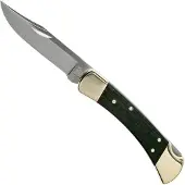 Buck Knives Navaja Folding Hunter 110, leather belt pouch