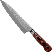 Sakai Takayuki 33-Layer Damascus cuchillo de chef 18 cm, caoba