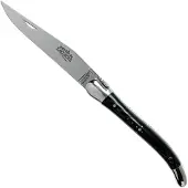 Laguiole Forge 129INTCNOIBRI 9cm, negro micarta, navaja