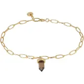 Glanzstücke Pulsera marrón / oro