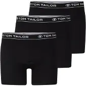 Tom Tailor Calzoncillo boxer negro / blanco
