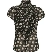 Saint tropez Blusa ecru / negro