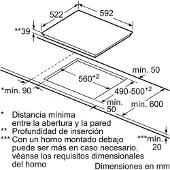 Balay Placa Vitrocerámica 3eb765lq 60 Cm