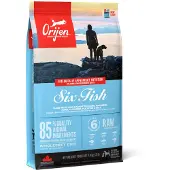 Orijen Six Fish: alimento seco para perros, 6 kg