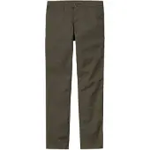 Carhartt WIP - Pantalones - Sid Pant Stretch Twill Cypress Rinsed de Algodón - Talla 29 US - Verde