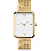 Kapten & Son Reloj analógico 'Grace Gold Mesh' oro