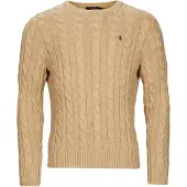 Ralph Lauren para hombre. 710775885014 Jersey de algodón en punto de ochos marrón (XL), Casual, Clásico, outlet 2026.